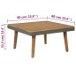 vidaXL Juego muebles de jardín 4 piezas y cojines madera maciza acacia vidaXL Juego muebles de jardín 4 piezas y cojines madera maciza acacia