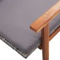vidaXL Tumbona con cojín ratán sintético y madera maciza acacia gris vidaXL Tumbona con cojín ratán sintético y madera maciza acacia gris