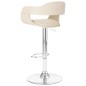 vidaXL Taburete de cocina cuero sintético blanco vidaXL Taburete de cocina cuero sintético blanco