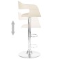 vidaXL Taburete de cocina cuero sintético blanco vidaXL Taburete de cocina cuero sintético blanco