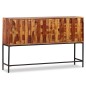 vidaXL Aparador de madera maciza de sheesham 120x30x80 cm vidaXL Aparador de madera maciza de sheesham 120x30x80 cm
