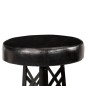 vidaXL Taburetes de barra de cocina 2 unidades cuero auténtico vidaXL Taburetes de barra de cocina 2 unidades cuero auténtico