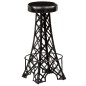 vidaXL Taburetes de barra de cocina 2 unidades cuero auténtico vidaXL Taburetes de barra de cocina 2 unidades cuero auténtico