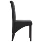 vidaXL Sillas de comedor 2 unidades tela gris oscura vidaXL Sillas de comedor 2 unidades tela gris oscura