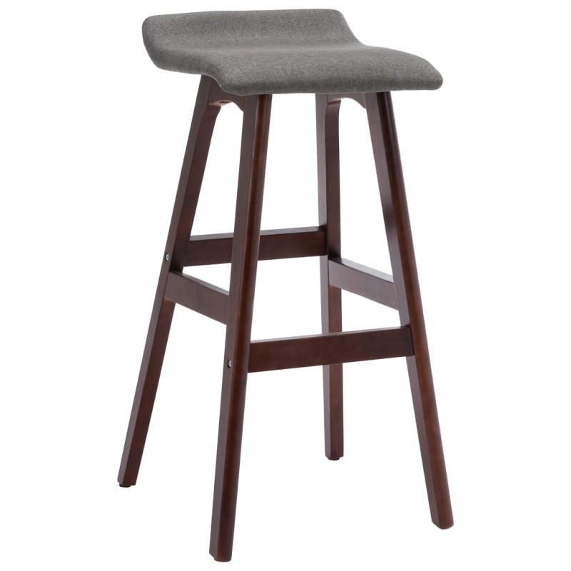 vidaXL Taburete de cocina de tela gris oscuro vidaXL Taburete de cocina de tela gris oscuro