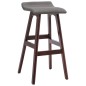 vidaXL Taburete de cocina de tela gris oscuro vidaXL Taburete de cocina de tela gris oscuro