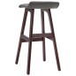 vidaXL Taburete de cocina de tela gris oscuro vidaXL Taburete de cocina de tela gris oscuro