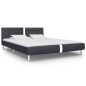 vidaXL Estructura de cama con LED cuero sintético negro 160x200 cm vidaXL Estructura de cama con LED cuero sintético negro 160x200 cm