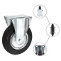 vidaXL Ruedas fijas 12 unidades 200 mm vidaXL Ruedas fijas 12 unidades 200 mm