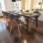 vidaXL Sillas de comedor 6 unidades madera curvada y tela gris oscuro vidaXL Sillas de comedor 6 unidades madera curvada y tela gris oscuro
