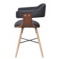 vidaXL Sillas de comedor 6 unidades madera curvada y tela gris oscuro vidaXL Sillas de comedor 6 unidades madera curvada y tela gris oscuro