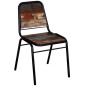 vidaXL Sillas de comedor 6 unidades madera maciza reciclada vidaXL Sillas de comedor 6 unidades madera maciza reciclada