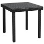 vidaXL Tumbonas con mesita 2 unidades ratán sintético negro vidaXL Tumbonas con mesita 2 unidades ratán sintético negro