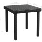 vidaXL Tumbonas con mesita 2 unidades ratán sintético negro vidaXL Tumbonas con mesita 2 unidades ratán sintético negro