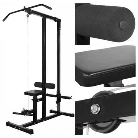 vidaXL Máquina de musculación con pesas y mancuernas 30,5 kg 