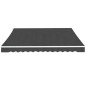 vidaXL Toldo plegable de operación manual 450 cm antracita vidaXL Toldo plegable de operación manual 450 cm antracita