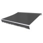 vidaXL Toldo plegable de operación manual 300 cm antracita vidaXL Toldo plegable de operación manual 300 cm antracita