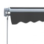 vidaXL Toldo plegable de operación manual 300 cm antracita vidaXL Toldo plegable de operación manual 300 cm antracita