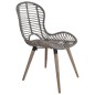 vidaXL Sillas de comedor 6 unidades ratán natural marrón vidaXL Sillas de comedor 6 unidades ratán natural marrón