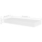 vidaXL Estantes de pared 4 unidades blanco 40 cm vidaXL Estantes de pared 4 unidades blanco 40 cm