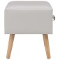 vidaXL Mesitas de noche 2 unidades 40x35x40 cm cuero sintético blanco vidaXL Mesitas de noche 2 unidades 40x35x40 cm cuero sintético blanco