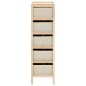 vidaXL Estantes con 5 cestas de tela 2 unidades madera de cedro beige vidaXL Estantes con 5 cestas de tela 2 unidades madera de cedro beige