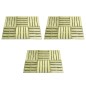 vidaXL Baldosas de porche 18 unidades madera verde 50x50 cm vidaXL Baldosas de porche 18 unidades madera verde 50x50 cm