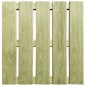 vidaXL Baldosas de porche 30 unidades madera verde 50x50 cm vidaXL Baldosas de porche 30 unidades madera verde 50x50 cm