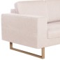 vidaXL Conjunto de sofás 2 piezas de tela color crema vidaXL Conjunto de sofás 2 piezas de tela color crema