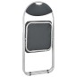 vidaXL Sillas de comedor plegables 6 unidades cuero sintético negro vidaXL Sillas de comedor plegables 6 unidades cuero sintético negro