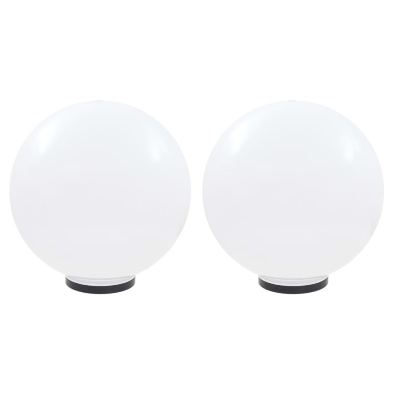 vidaXL Lámparas de bola LED 2 unidades esféricas PMMA 50 cm vidaXL Lámparas de bola LED 2 unidades esféricas PMMA 50 cm