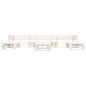 vidaXL Set de muebles de jardín de palets 6 piezas madera blanco