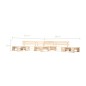 vidaXL Juego de muebles de palets de jardín 6 piezas madera natural vidaXL Juego de muebles de palets de jardín 6 piezas madera natural