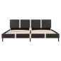 vidaXL Cama con colchón cuero sintético gris y blanco 180x200 cm vidaXL Cama con colchón cuero sintético gris y blanco 180x200 cm