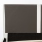 vidaXL Cama con colchón cuero sintético gris y blanco 180x200 cm vidaXL Cama con colchón cuero sintético gris y blanco 180x200 cm