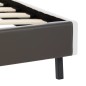 vidaXL Cama con colchón cuero sintético gris y blanco 180x200 cm vidaXL Cama con colchón cuero sintético gris y blanco 180x200 cm