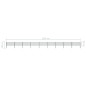 vidaXL Panel de valla con postes hierro verde 15,3x0,8 m vidaXL Panel de valla con postes hierro verde 15,3x0,8 m