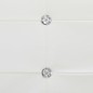 vidaXL Cama con colchón cuero sintético blanco 120x200 cm vidaXL Cama con colchón cuero sintético blanco 120x200 cm