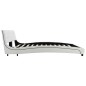 vidaXL Cama con colchón cuero sintético blanco 160x200 cm vidaXL Cama con colchón cuero sintético blanco 160x200 cm