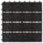 vidaXL Baldosas de porche WPC 30x30 cm 2 m² marrón oscuro 22 unidades vidaXL Baldosas de porche WPC 30x30 cm 2 m² marrón oscuro 22 unidades