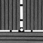 vidaXL Baldosas de porche de WPC 30x30 cm 2 m² gris 22 unidades vidaXL Baldosas de porche de WPC 30x30 cm 2 m² gris 22 unidades