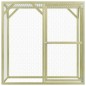 vidaXL Gallinero de madera de pino impregnada 1,5x1,5x1,5 m