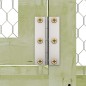 vidaXL Gallinero de madera de pino impregnada 1,5x1,5x1,5 m