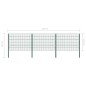 vidaXL Panel de valla con postes de hierro verde 5,1x1,2 m vidaXL Panel de valla con postes de hierro verde 5,1x1,2 m