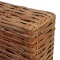vidaXL Juego de sofás con cojines 2 piezas de ratán natural vidaXL Juego de sofás con cojines 2 piezas de ratán natural