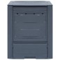 vidaXL Compostadores de jardín 2 unidades gris 520 L 60x60x73 cm vidaXL Compostadores de jardín 2 unidades gris 520 L 60x60x73 cm