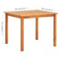 vidaXL Set comedor de jardín 3 pzas y cojines madera maciza de acacia vidaXL Set comedor de jardín 3 pzas y cojines madera maciza de acacia
