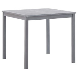 vidaXL Juego de comedor de jardín 5 pzas madera maciza de acacia gris