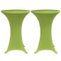 vidaXL Funda elástica para mesa 4 unidades 60 cm verde vidaXL Funda elástica para mesa 4 unidades 60 cm verde