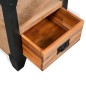 vidaXL Mesitas de noche 2 uds madera maciza acacia y acero 40x30x54 cm vidaXL Mesitas de noche 2 uds madera maciza acacia y acero 40x30x54 cm